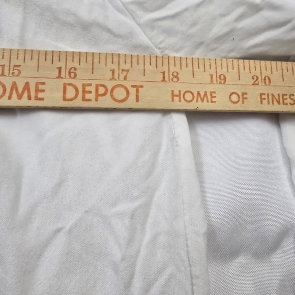 Chic Connection White Embroidered Floral Tunic Dress Bohemian Peasant Beachy M - Picture 7 of 14